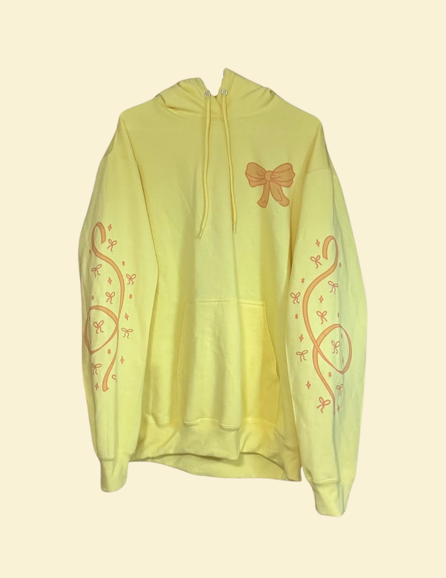 Yellow Bow Hoodie