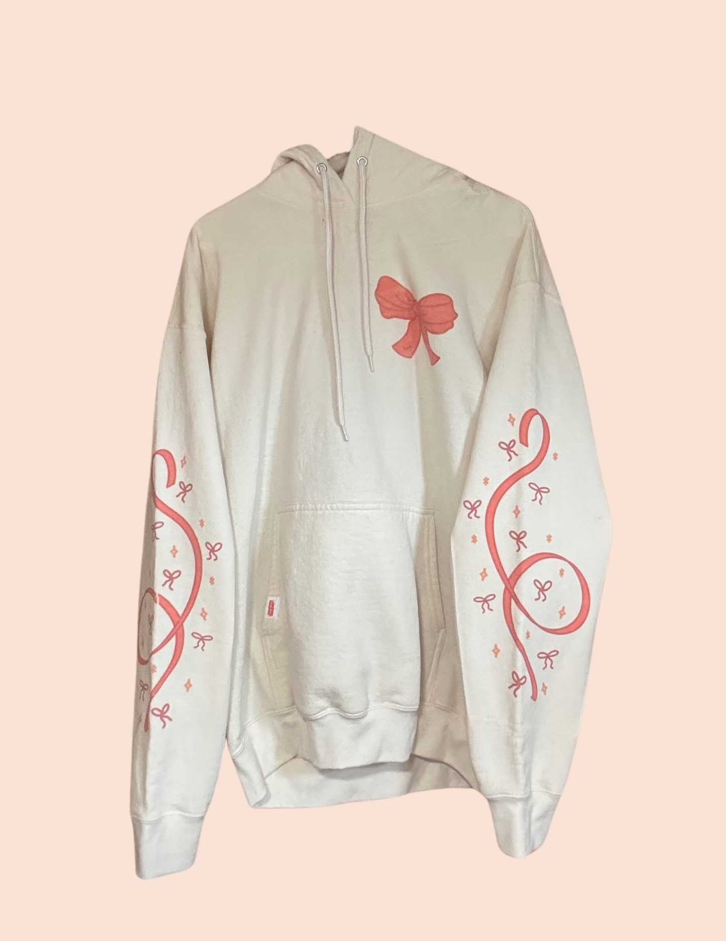 Orange Bow Hoodie