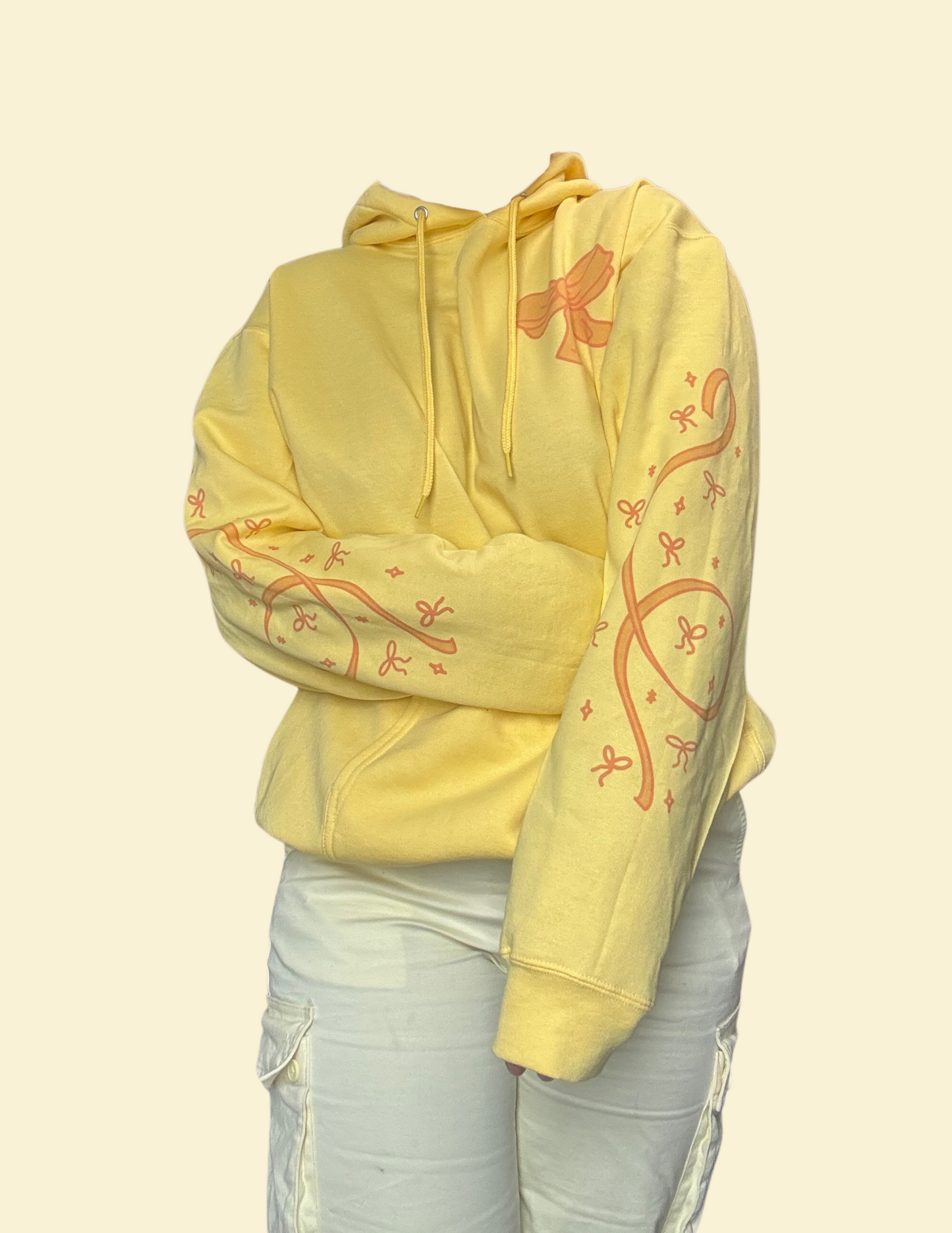 Yellow Bow Hoodie