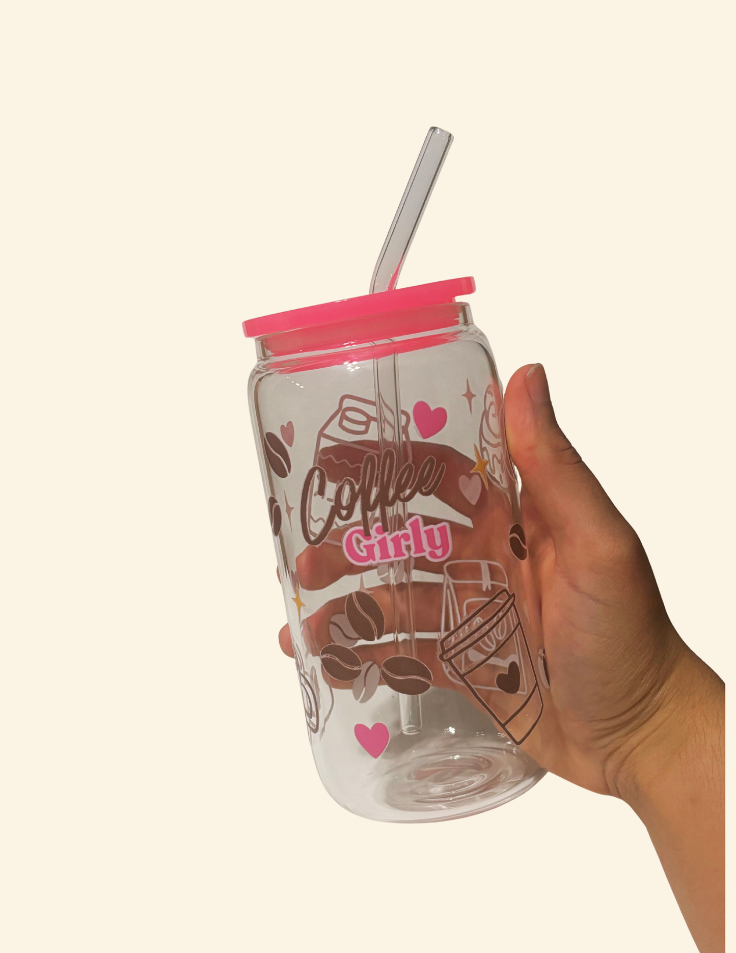 Coffee Break Glass Cup