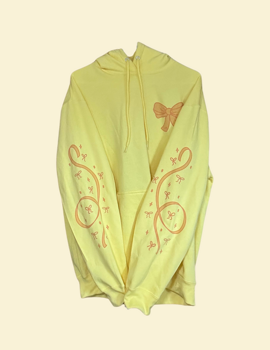 Yellow Bow Hoodie