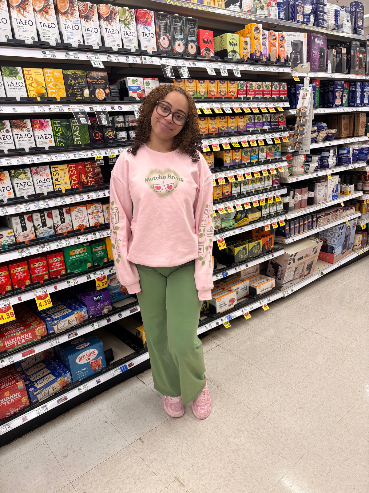 Coffee/Matcha Break Sweatshirt
