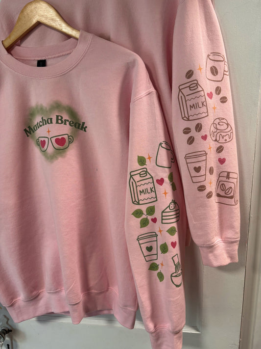 Coffee/Matcha Break Sweatshirt